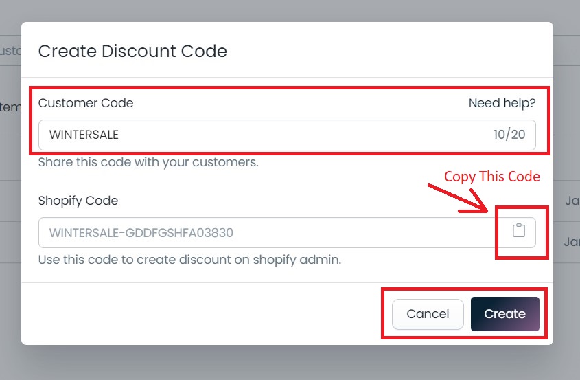 create-discount-code