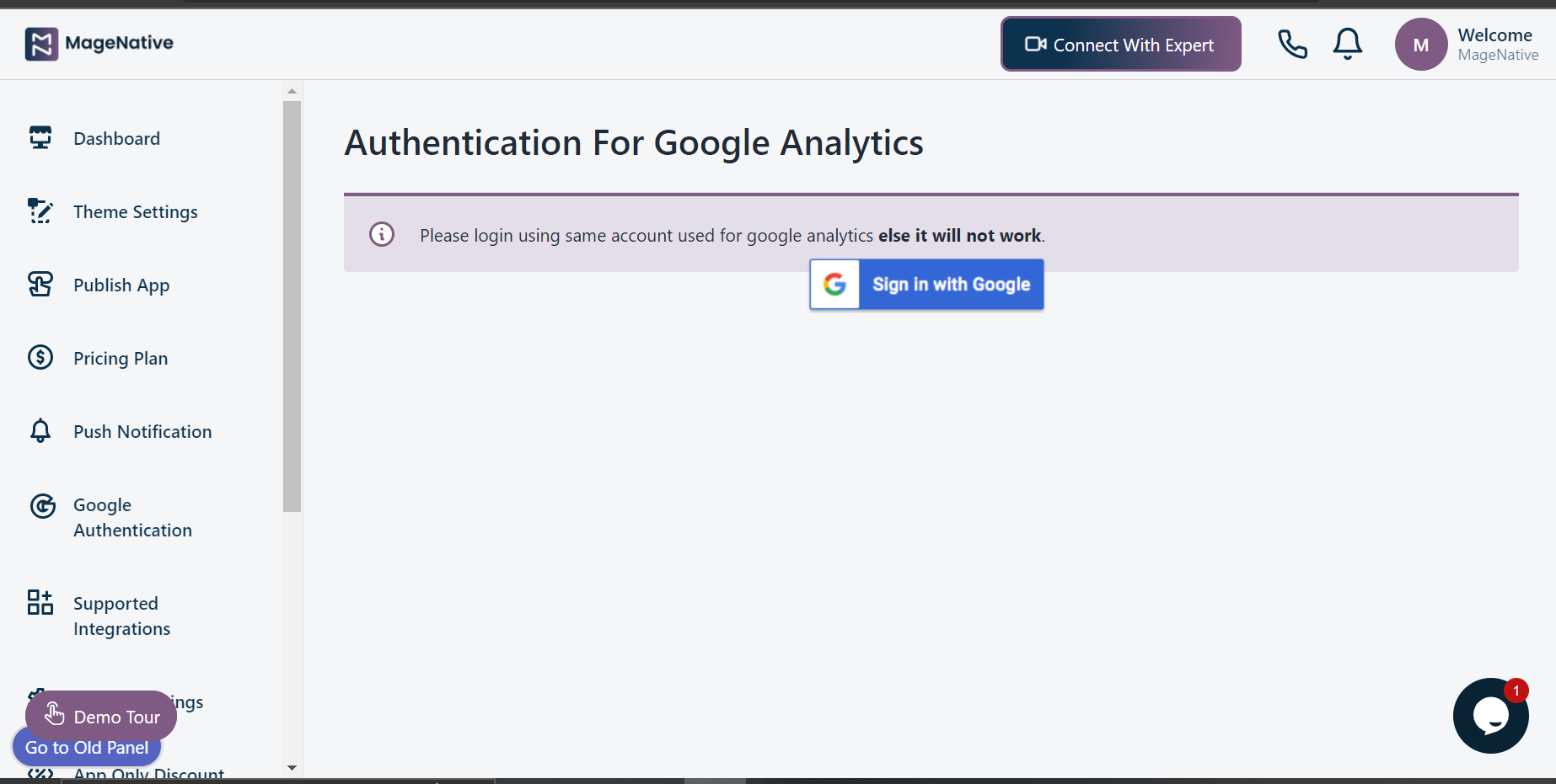 Google Authentication 1