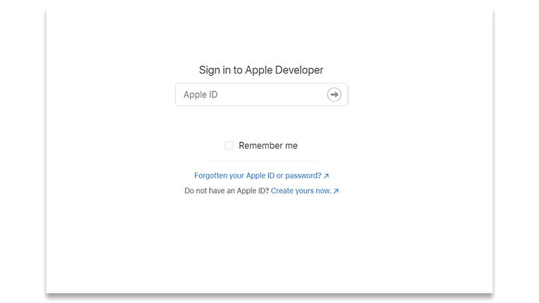 SignIn-To-Apple-developer