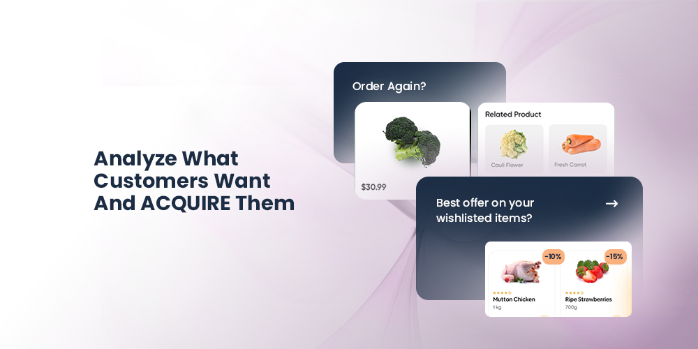 Acquisition with grocery apps