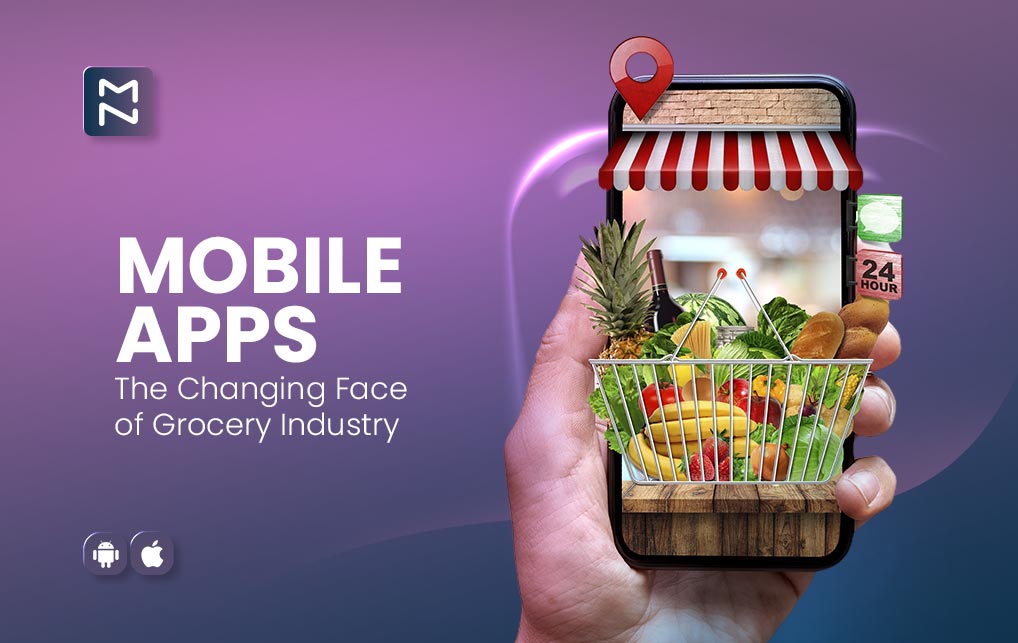 Grocery mobile apps - banner
