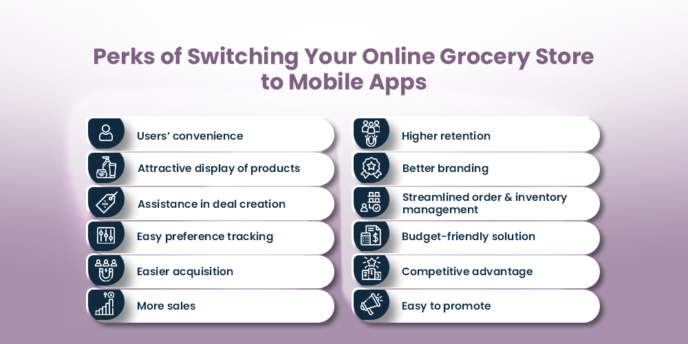 benefits of grocery apps