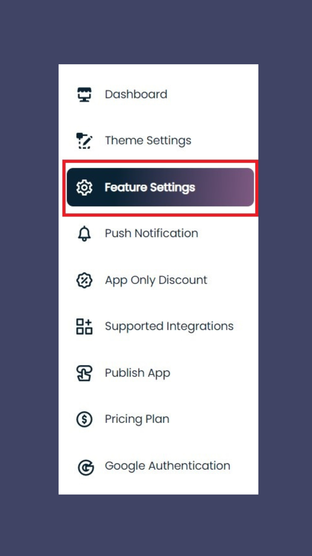 augmented-feature-setting