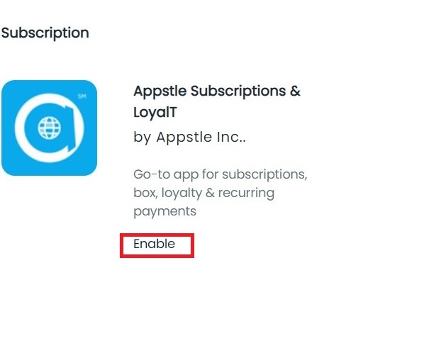 appstle-enable