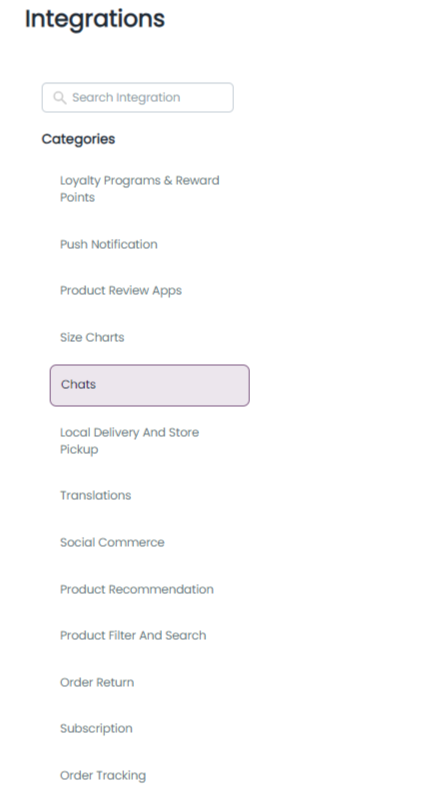 Chat apps Shopify Inbox