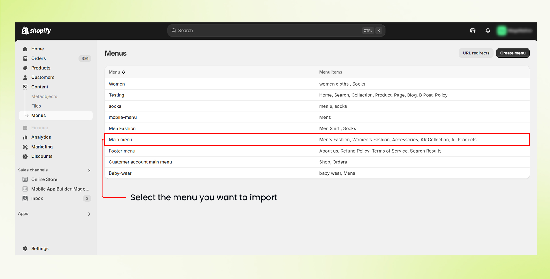 Import-Menu-Items-Step-4