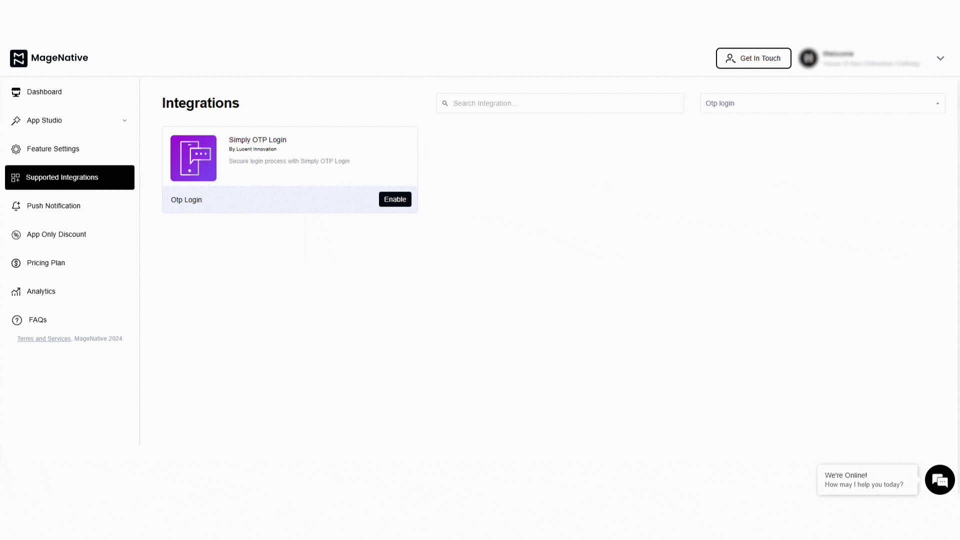 SimplyOTP - Integration GIF 2