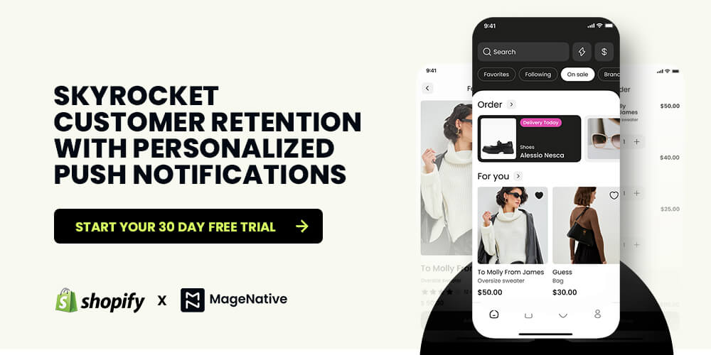 increase customer retention with personalised push notifications