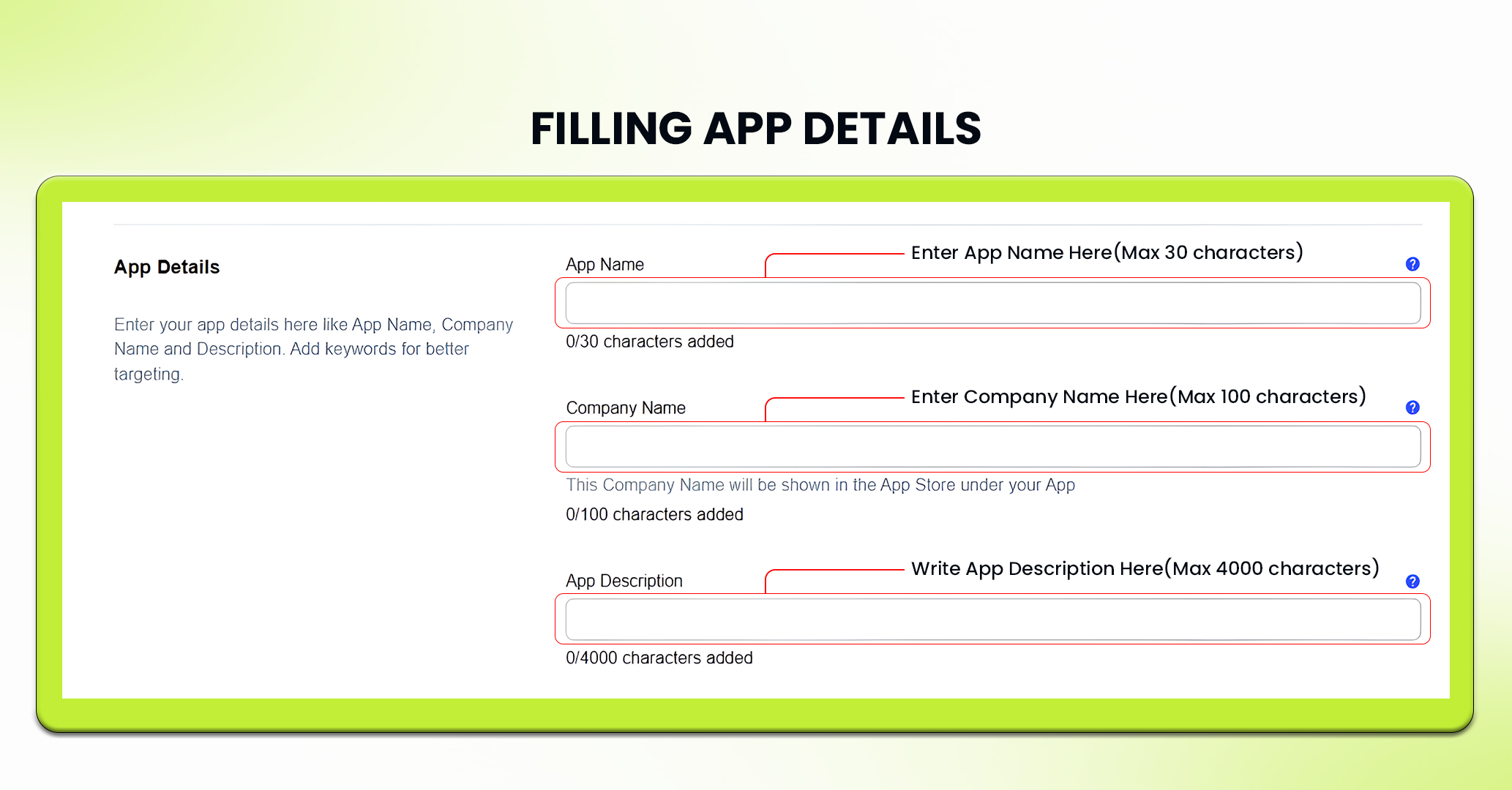  App Details Form - 1