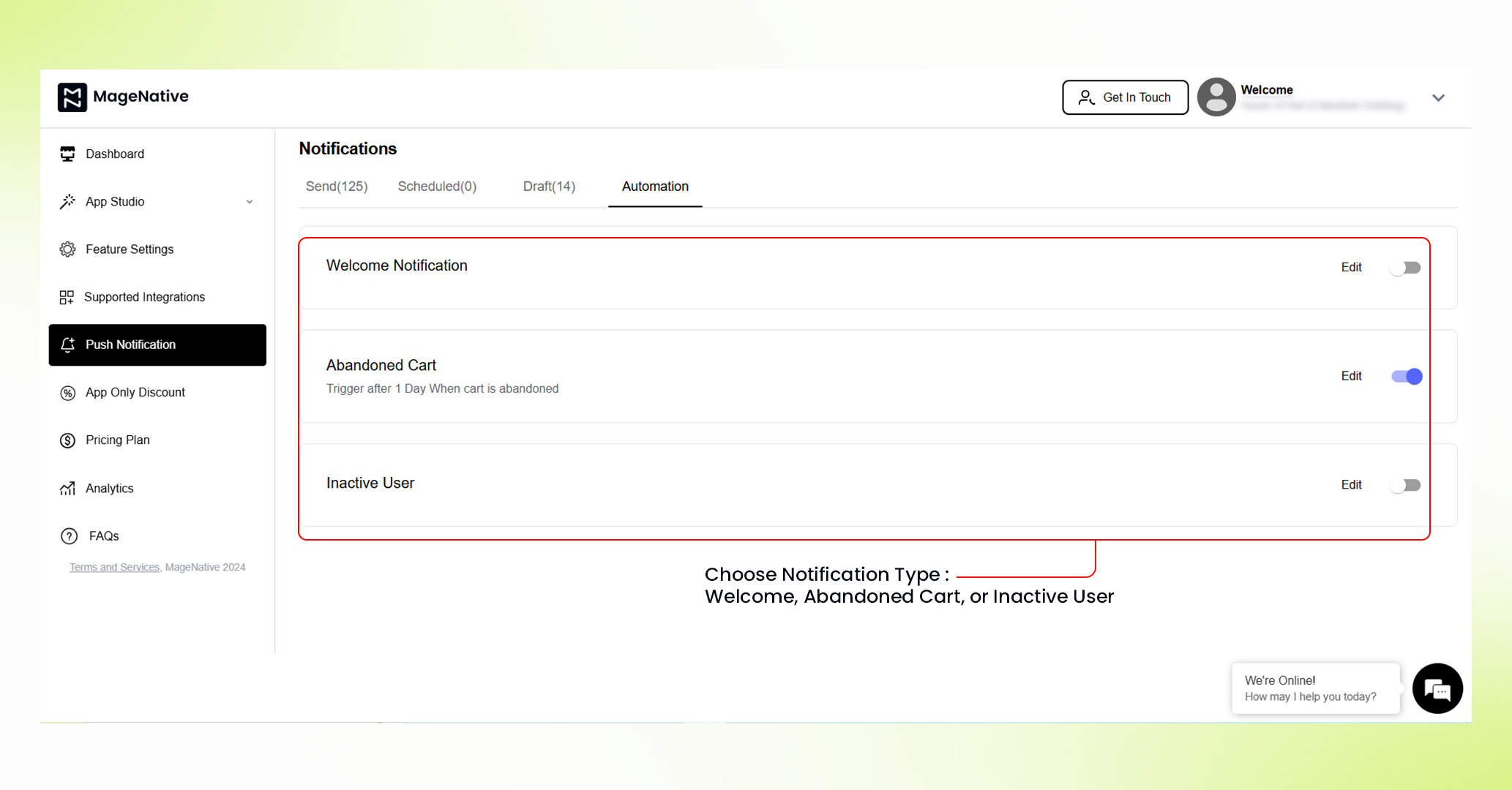 Automated Push Notification -1