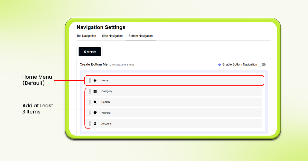 Bottom Navigation Step 2