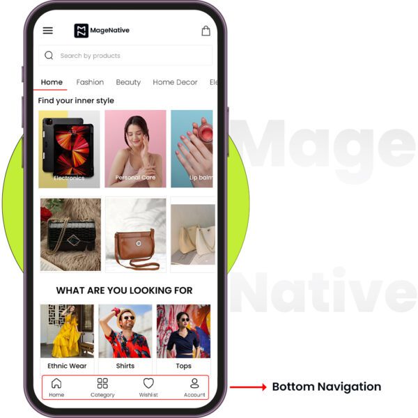 Bottom Navigation - Use Case