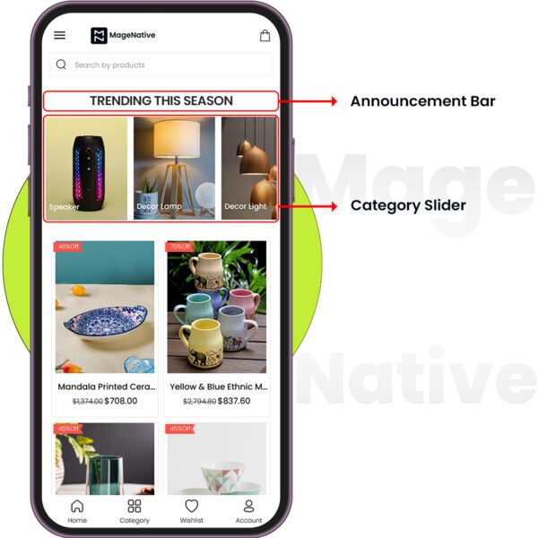 Category Slider - Use Case 2