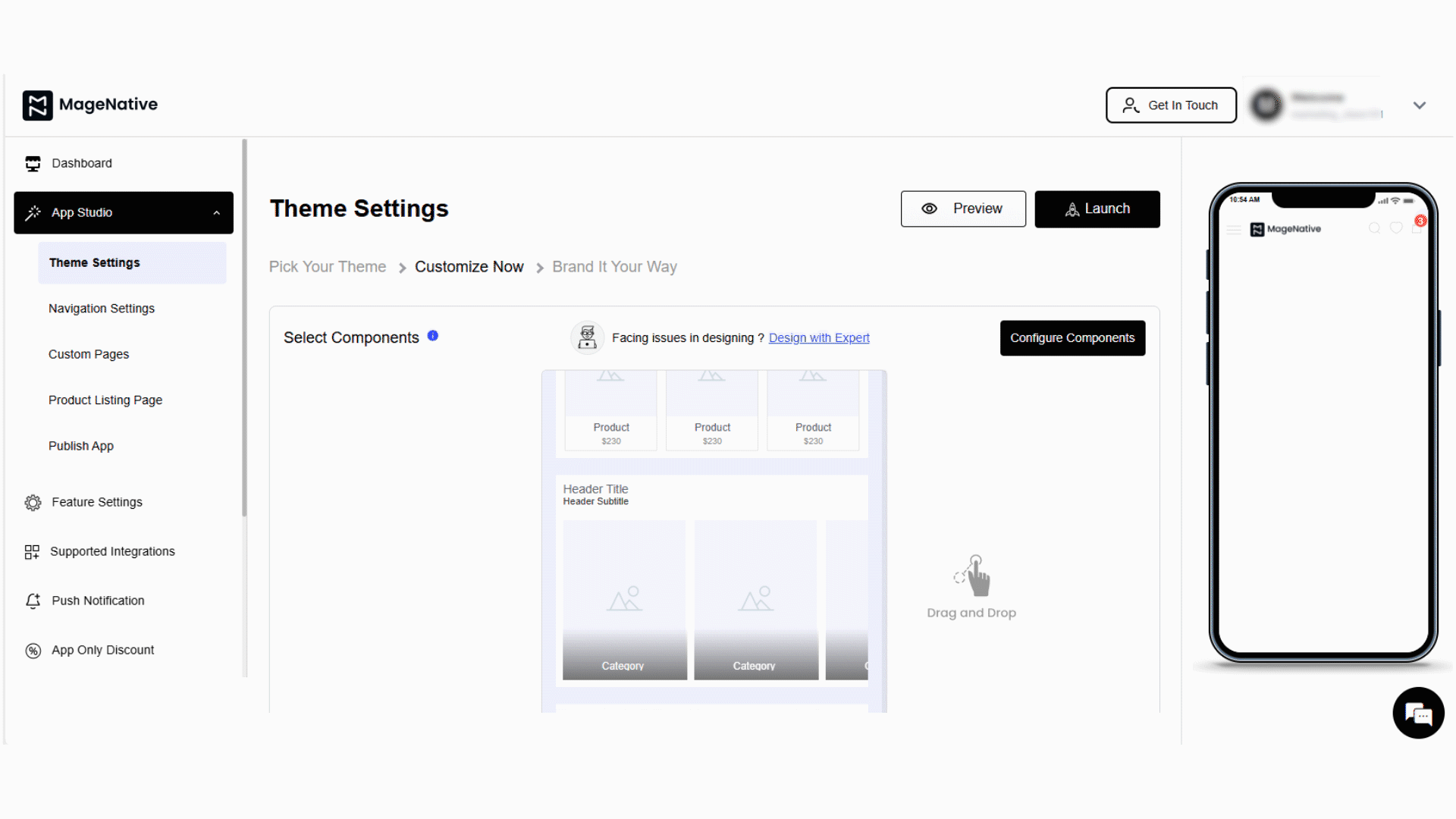 Collection Slider Component - Step 1