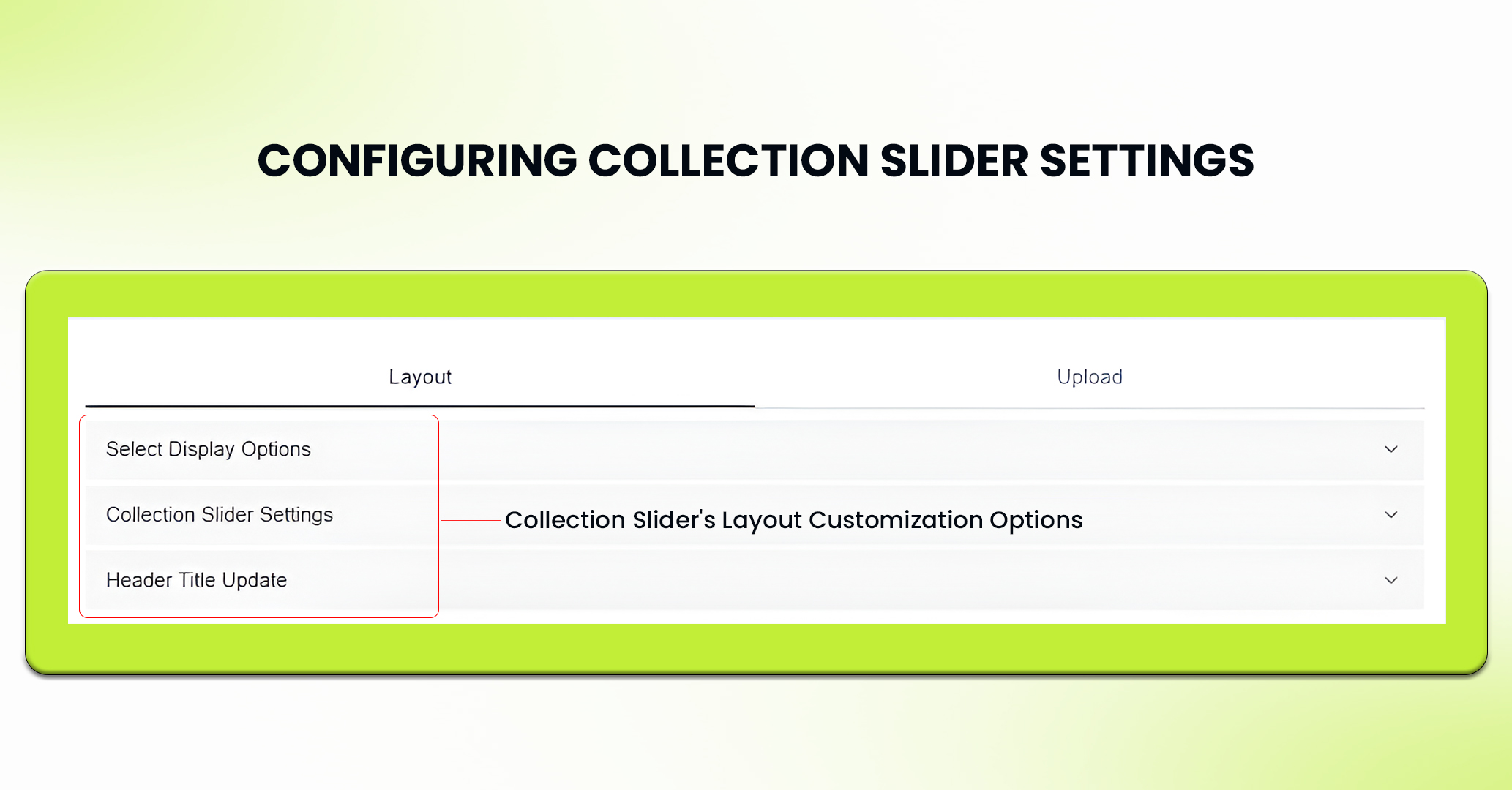 Collection Slider Component - Step 2