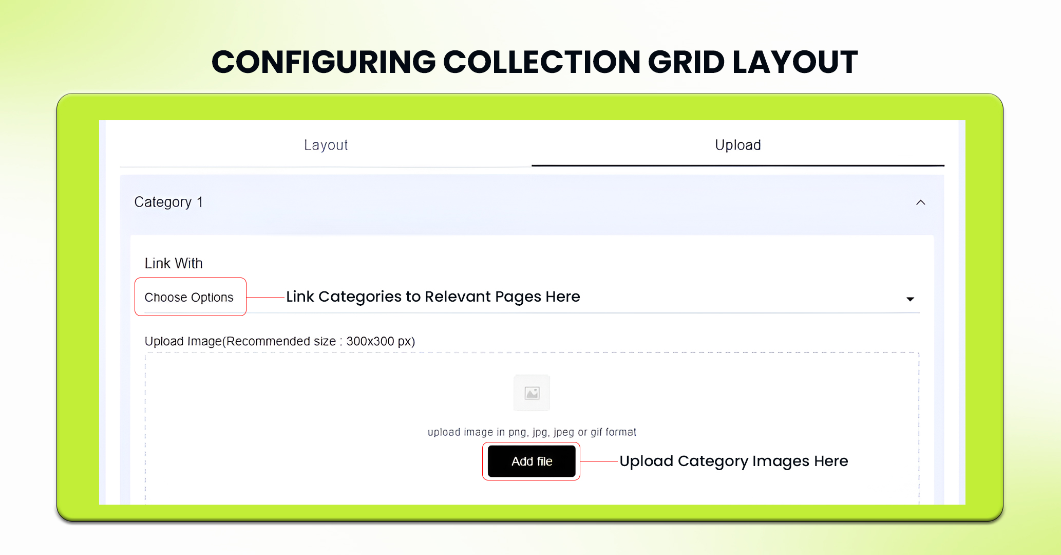 Collection Grid Layout - Step 4