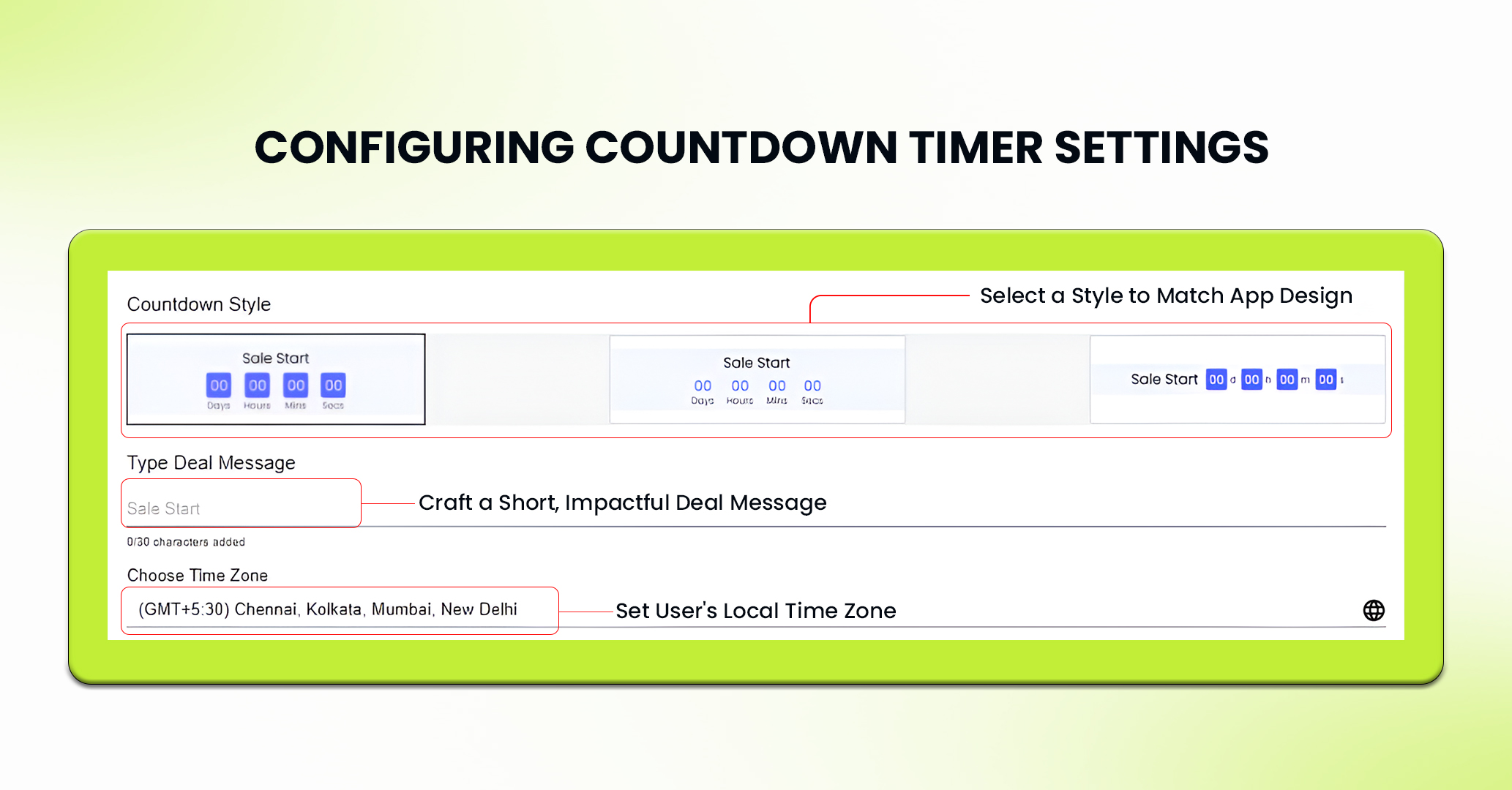 Countdown Timer Configuration - 1