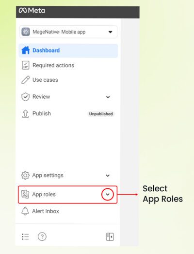 Facebook App - App Roles