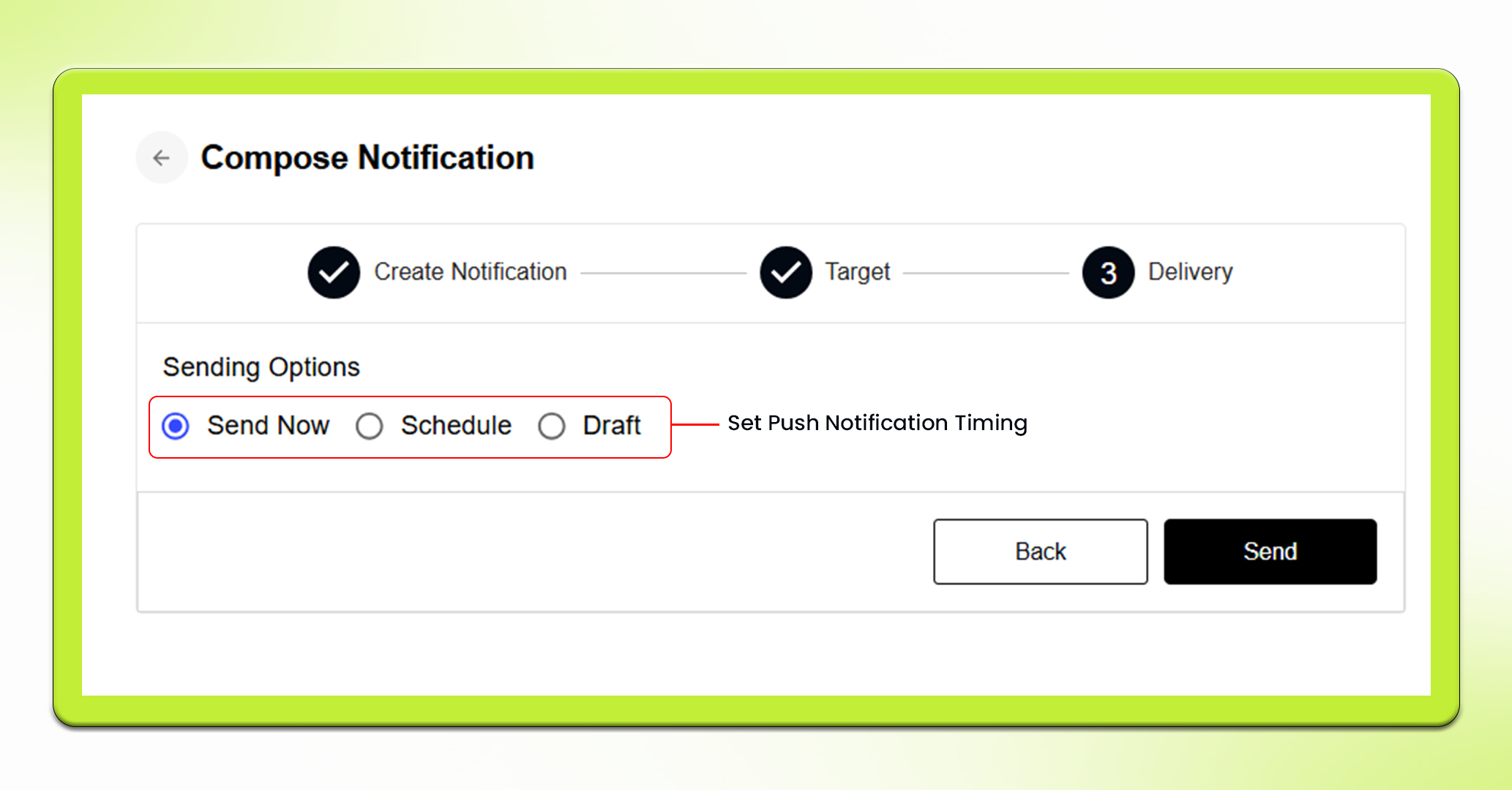 Manual Push Notification - Step 5