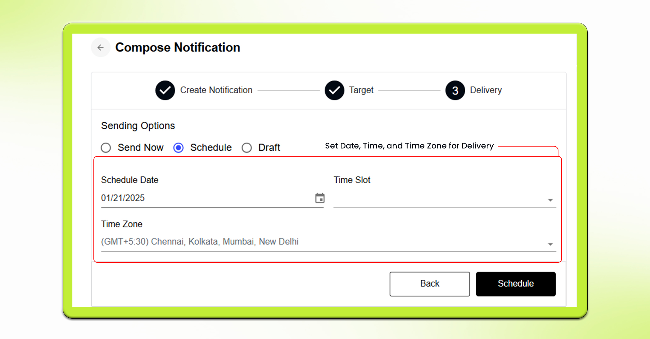  Manual Push Notification - Step 6