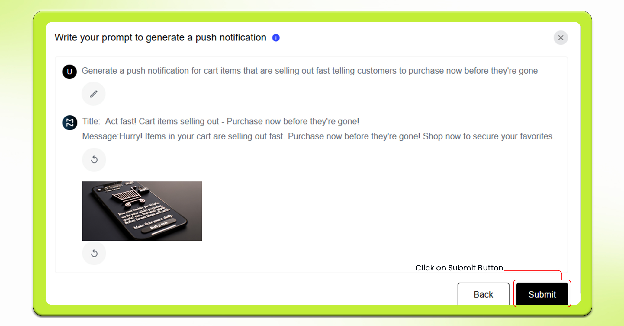 Notify Genie Push Notifications- Step 4