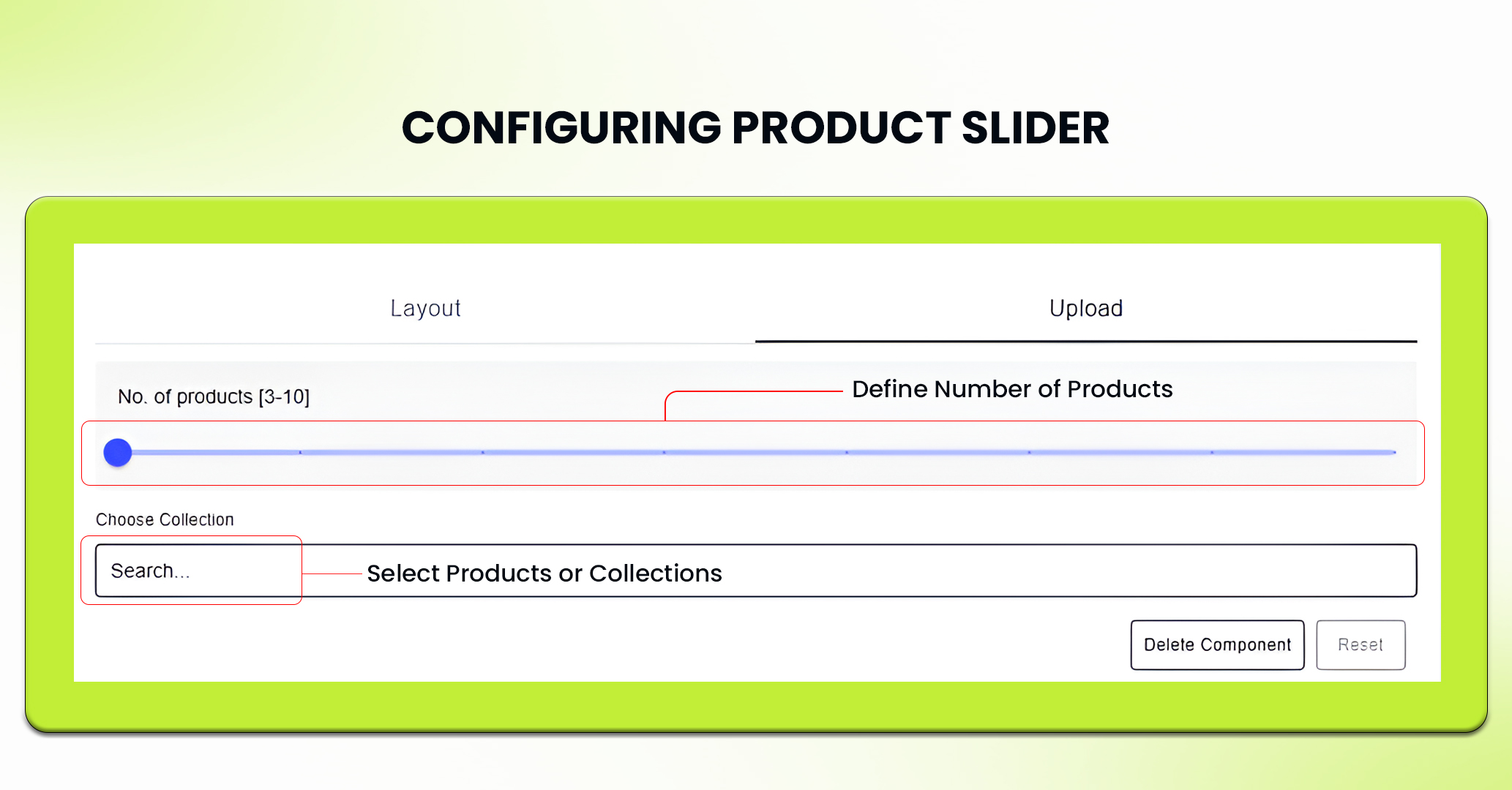 Product Slider Configuration - Step 4