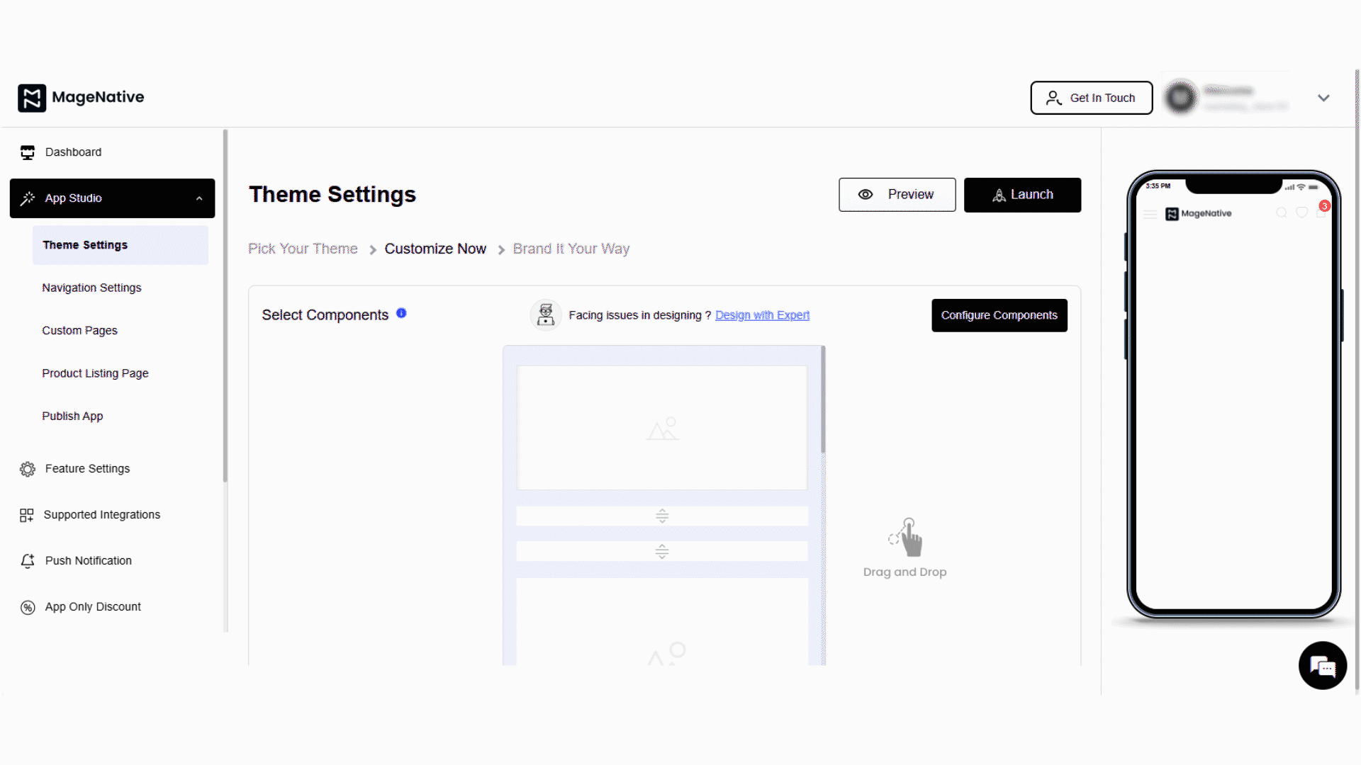 Spacer - Drag and Drop
