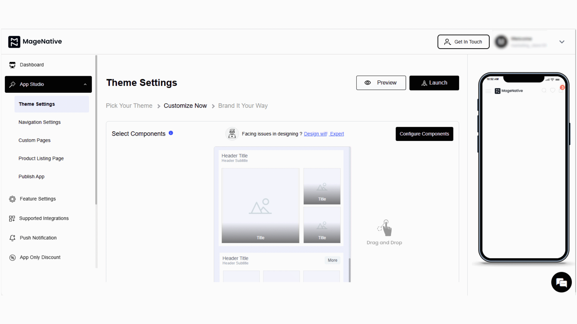 Three Collection Layout - Step 1