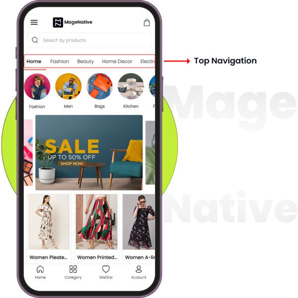 Top Navigation - Use Case