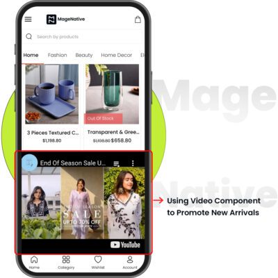 Use Case - Using Video Component to Promote New Arrival