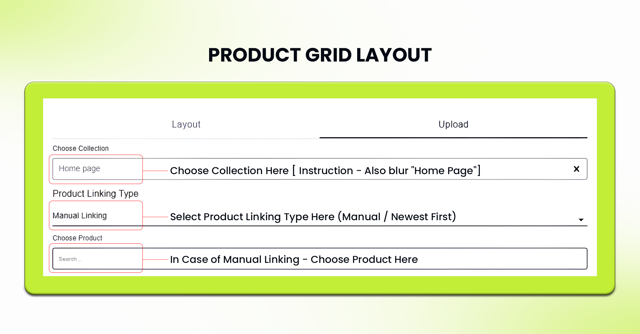 product grid layout component - step 6