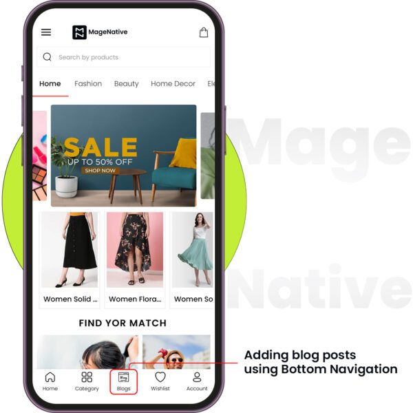Blog Posts - Bottom Navigation