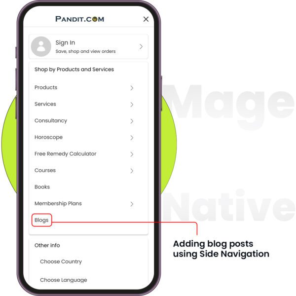 Blog Posts - Side Navigation