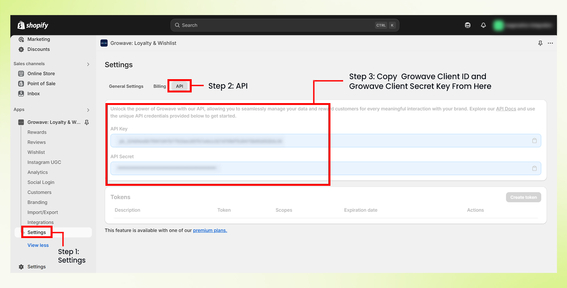 Growave - Loyalty & rewards - Step 2