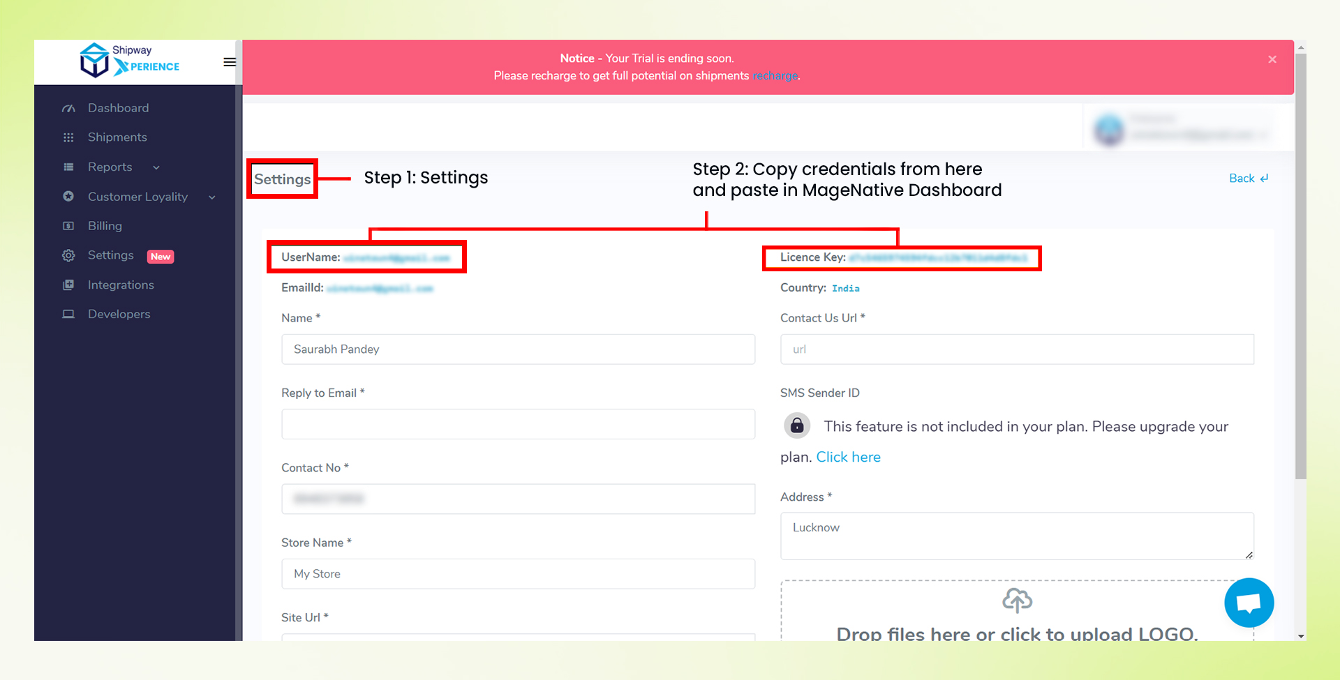 INTEGRATION - Shipway All in One Shipping - Step 2