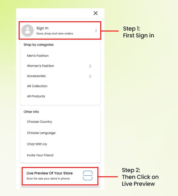 Preview Your App - Step 2
