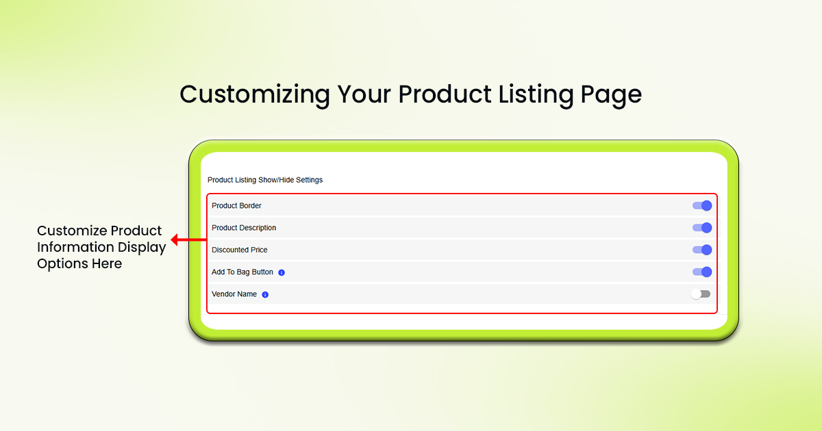 Product Listing Pages - Step 3