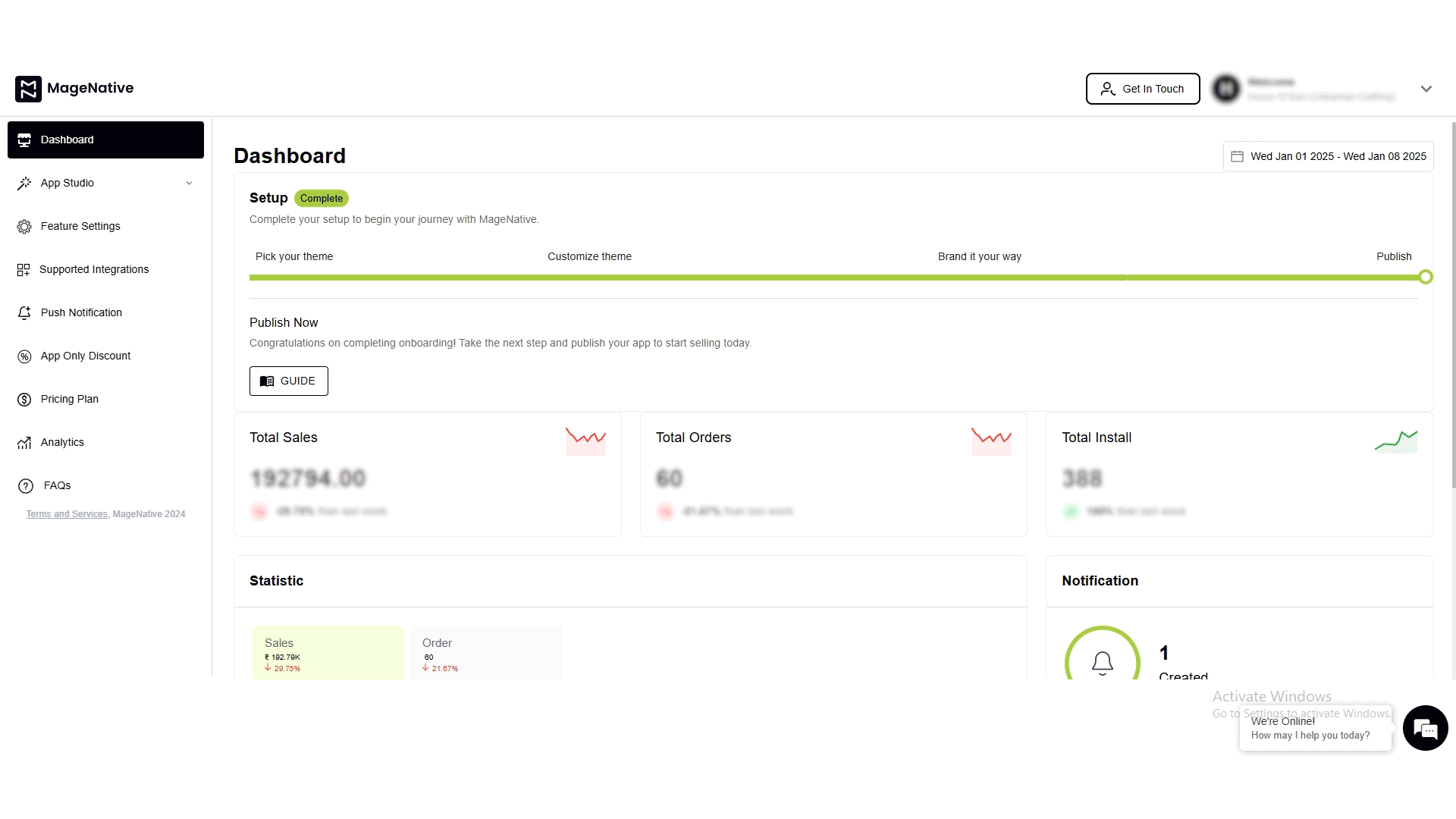Rewardify Loyalty & Reawrds Step 1