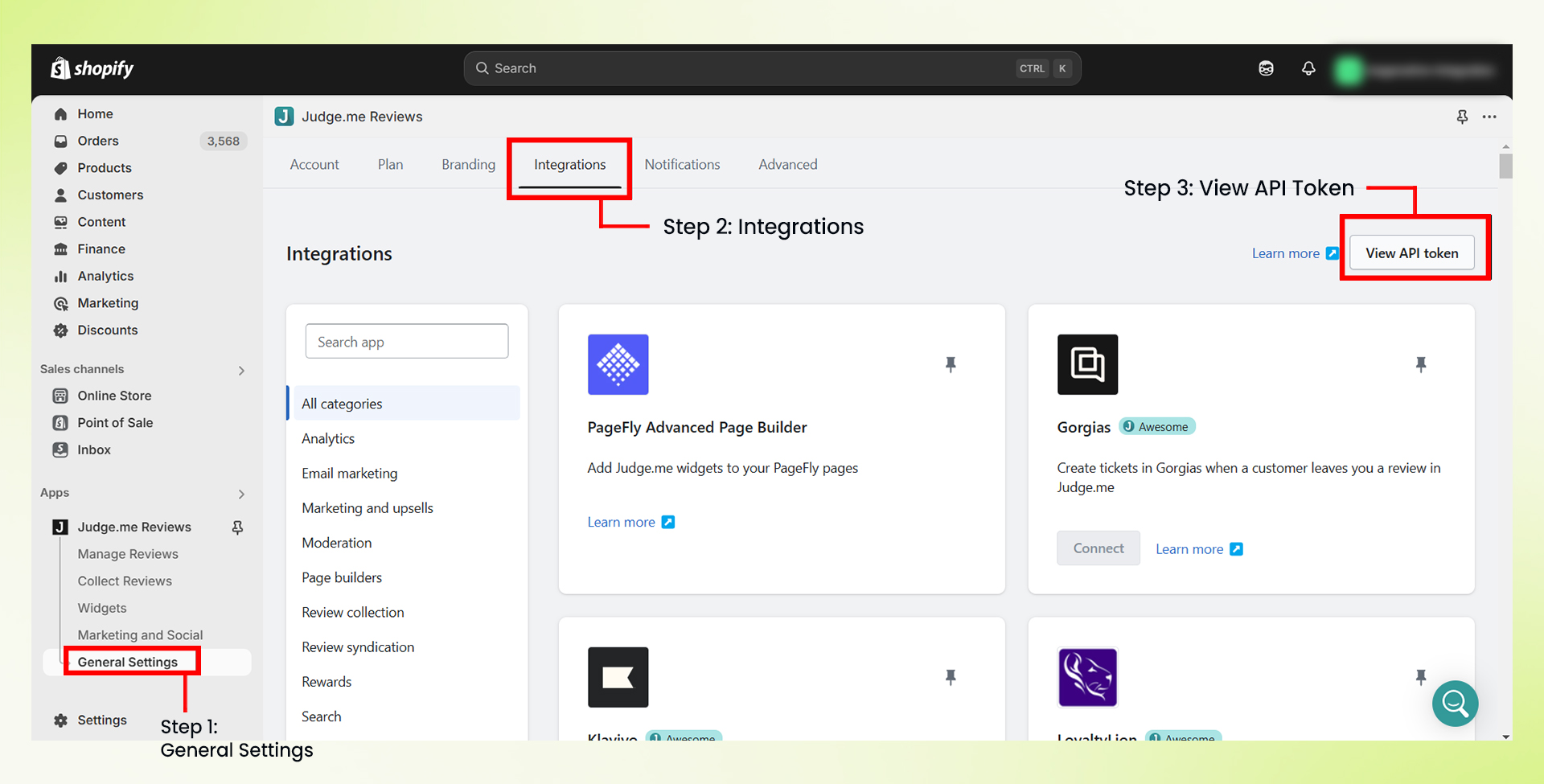 product review judge me - Step 2